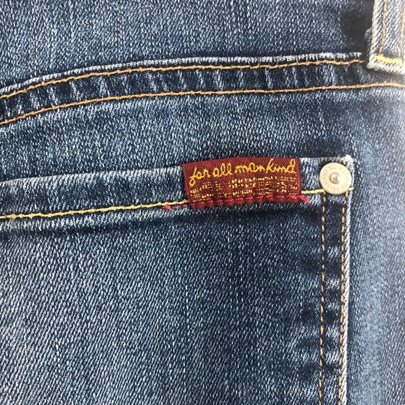 Seven for All Mankind Cropped Bootcut Denim Jeans - Picture 5 of 11